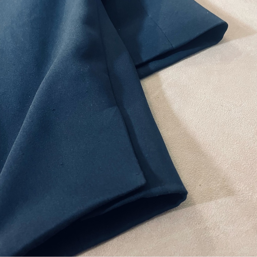 Theory Winola R Deep Navy Drapey Crepe Blazer - image 6